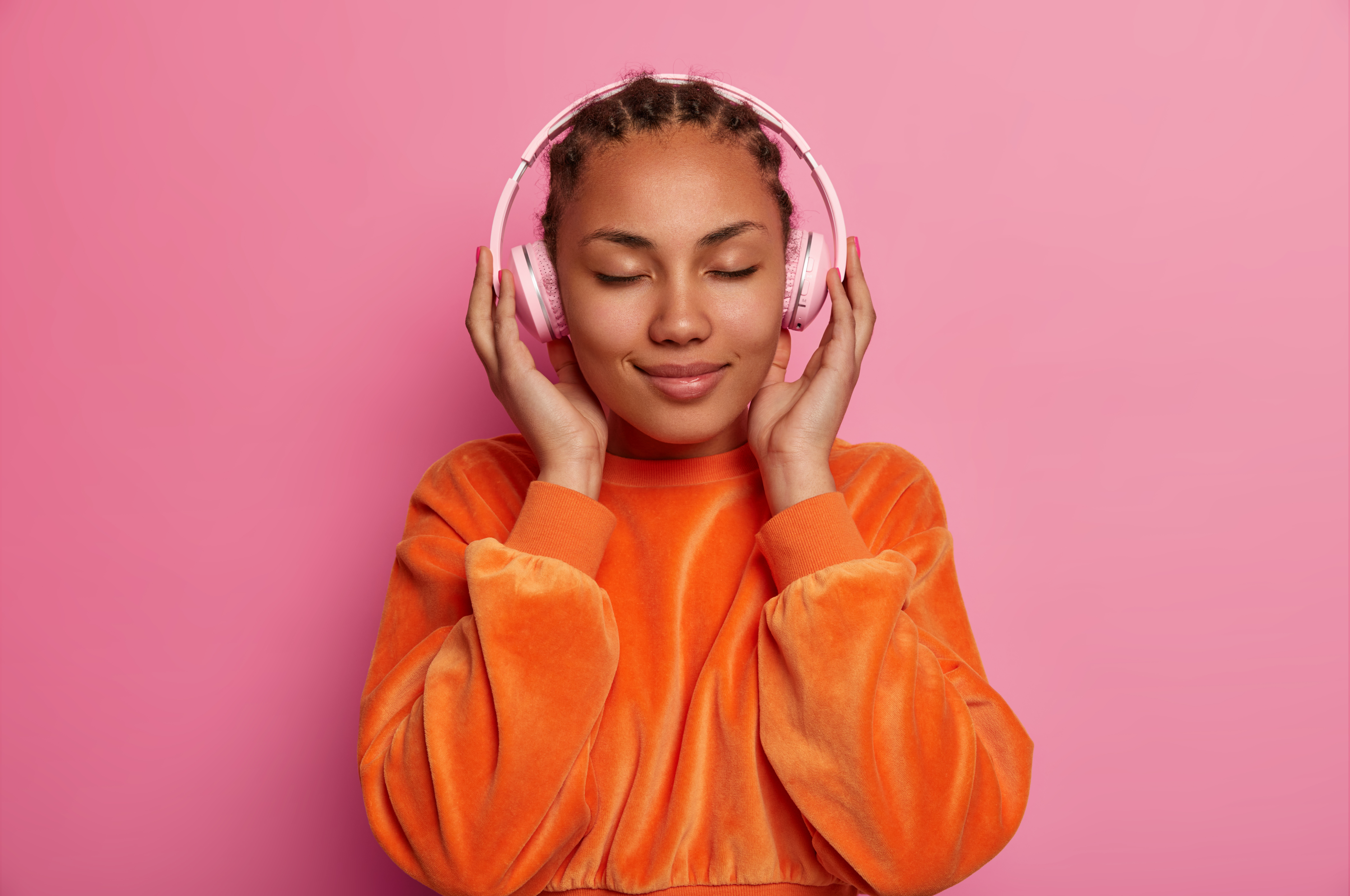 Festivalière au casque